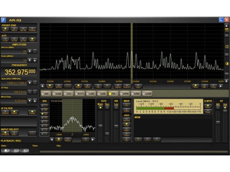AOR AR-IQ software screenshot